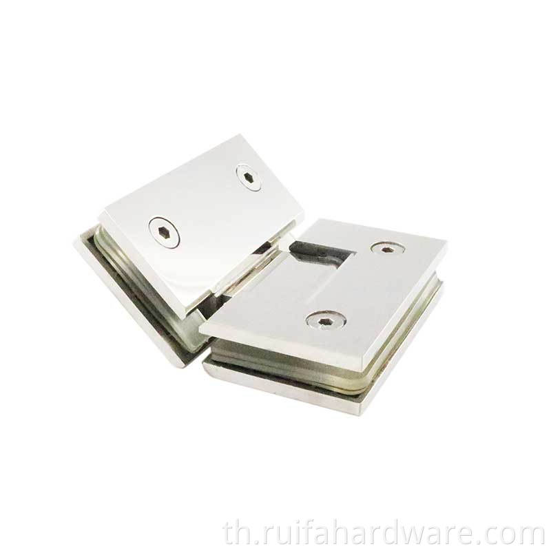 บานพับประตูห้องอาบน้ำกระจกไร้กรอบ (5) Frameless Glass Shower Door Hinges (5)